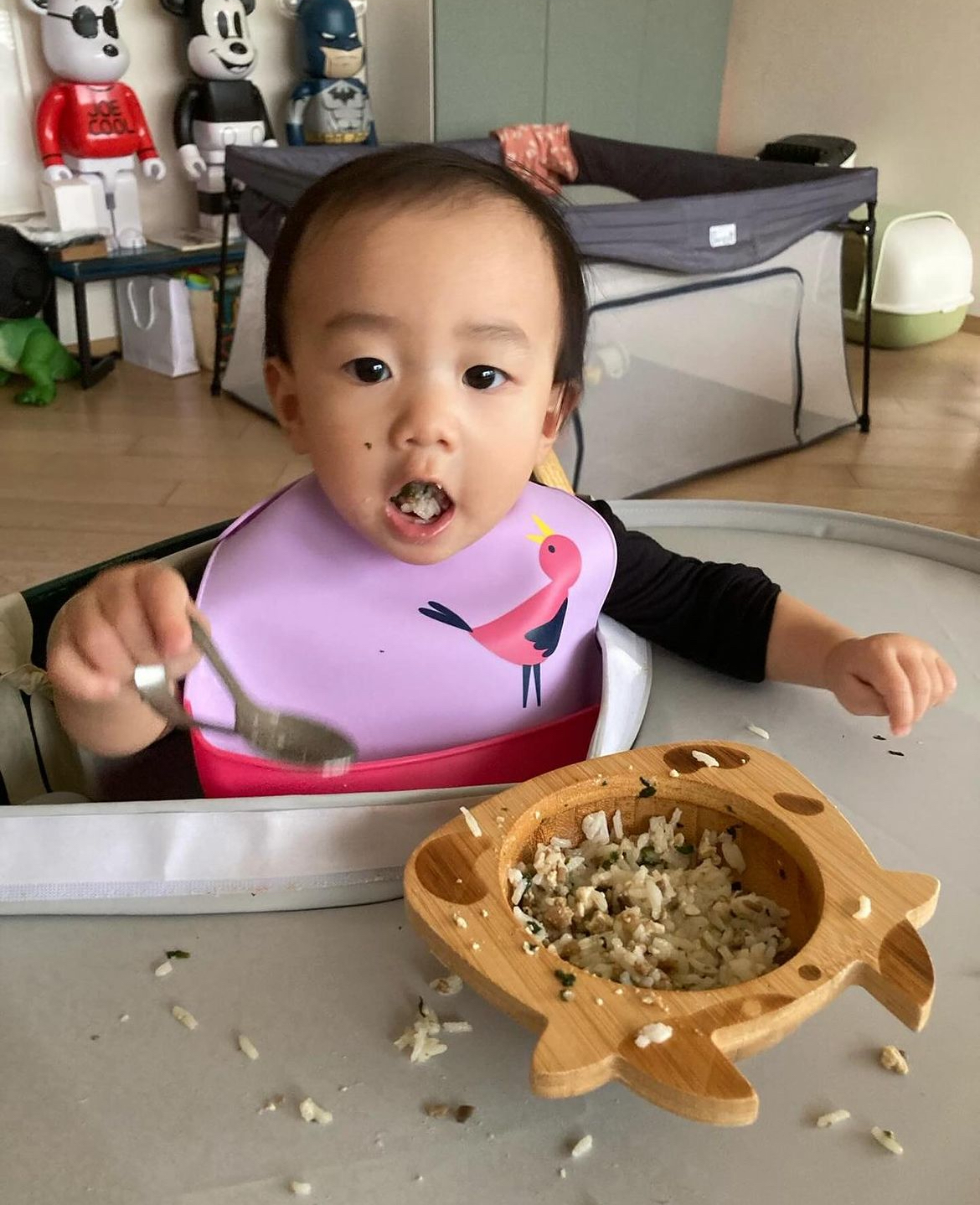 Audrey打針後胃口大開，「食力」驚人！（圖片來源：IG@abgailaudreychan）