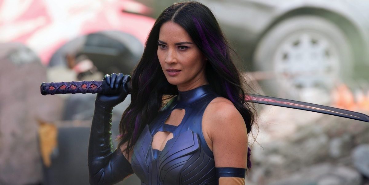 Olivia Munn在X-Men飾演Psylocke一角。（圖片來源：X-Men電影劇照）