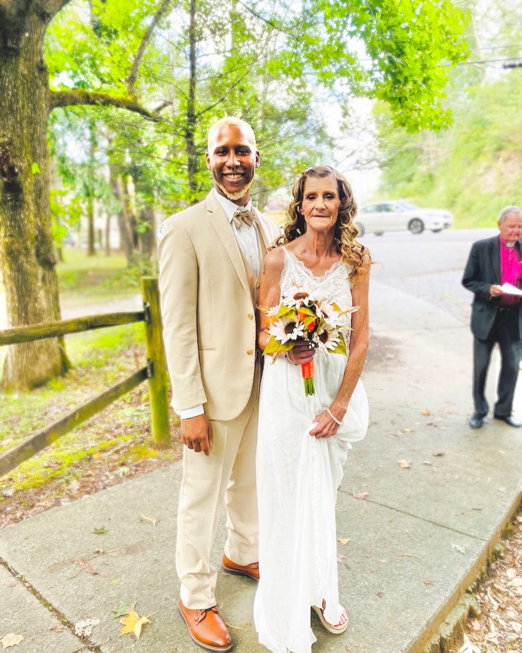Cheryl McGregor與Quran McCain於2021年結婚。（網上圖片）