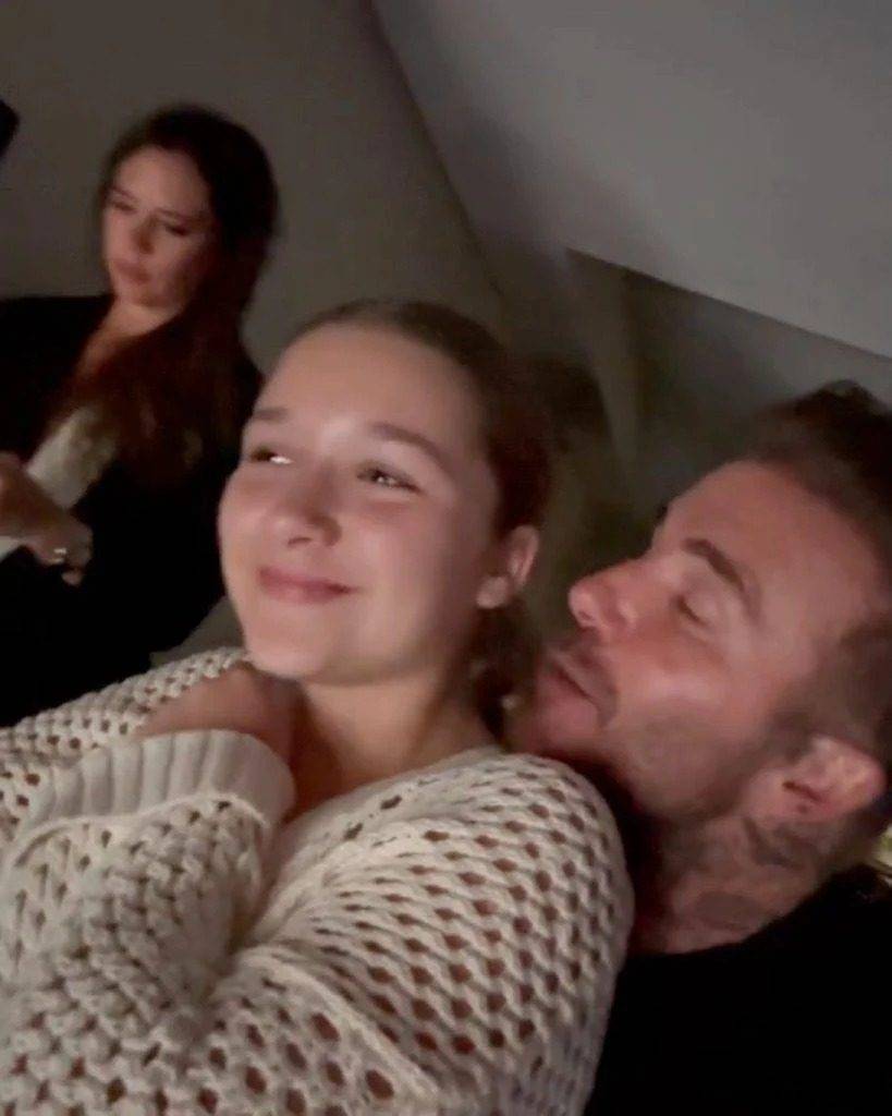 太太Victoria已經見怪不怪，在旁邊露過完全零反應。（圖片：IG@davidbeckham）