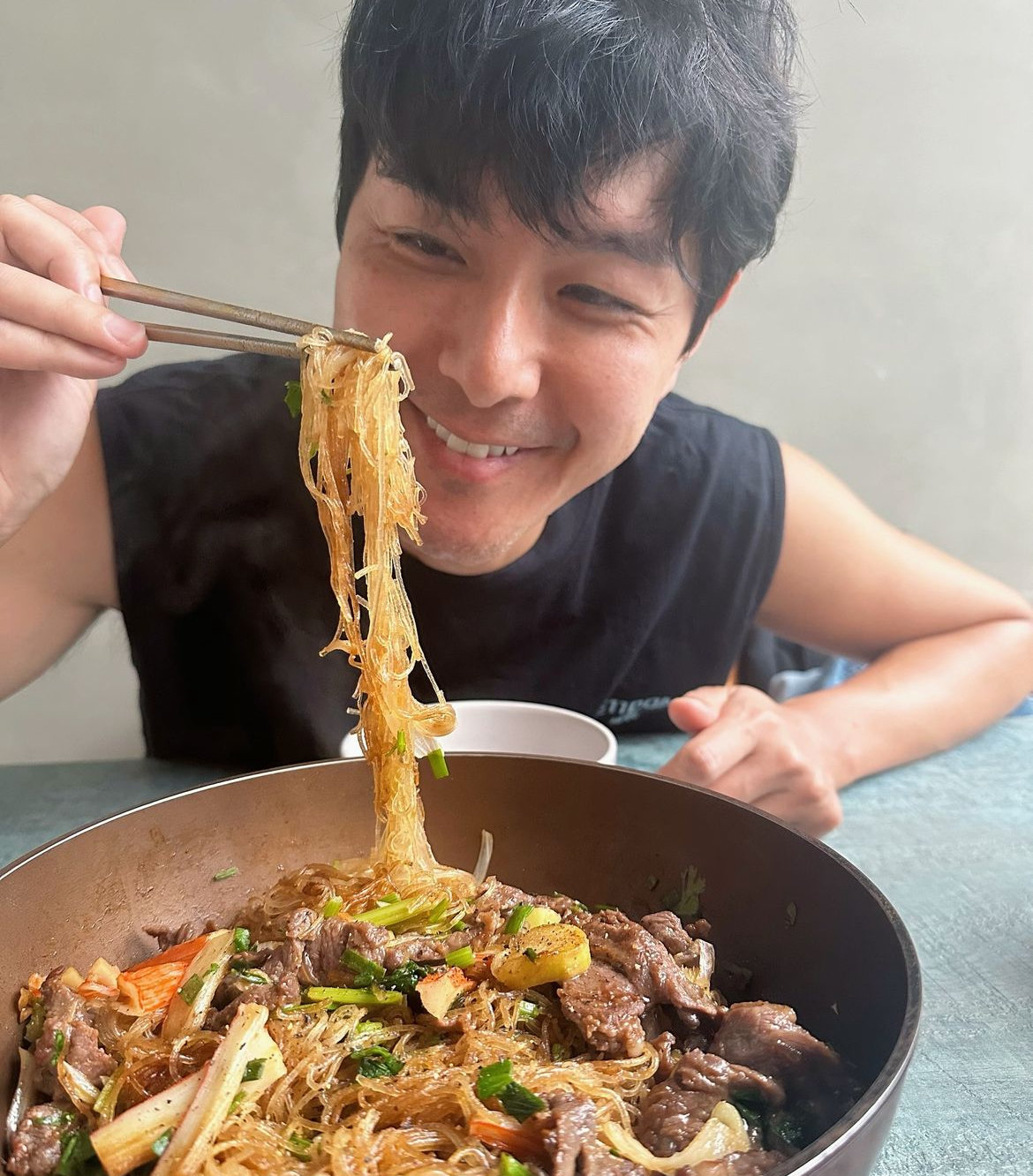 黃翠如透露最近日日由老公蕭正楠負責煮飯。（圖片來源：IG@wongtsuiyu）