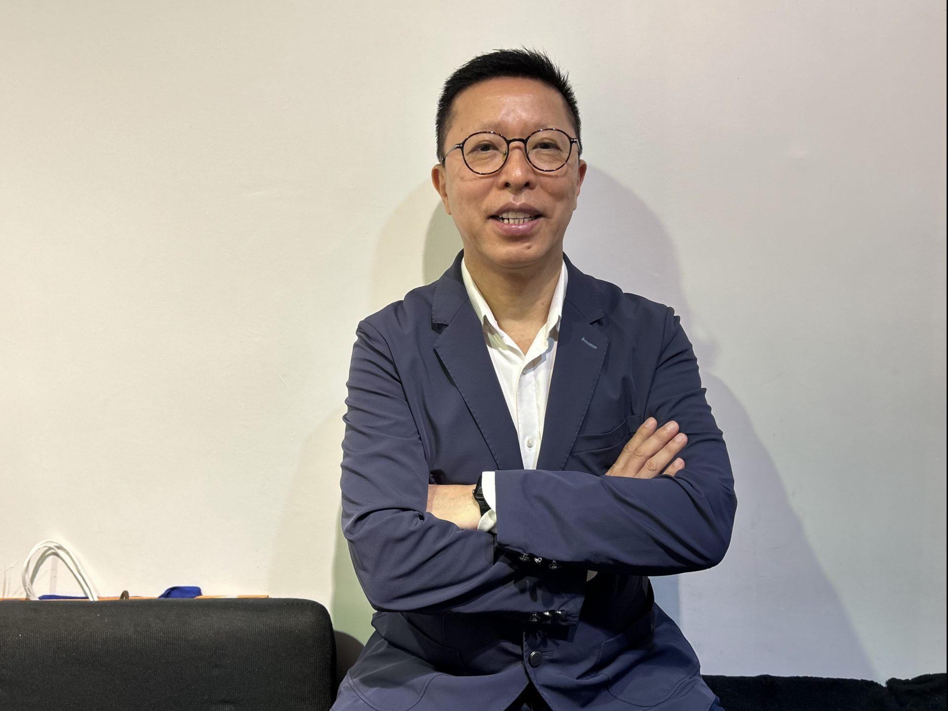 騰泰堂創辦人徐棣海分享靈芝保健心得。