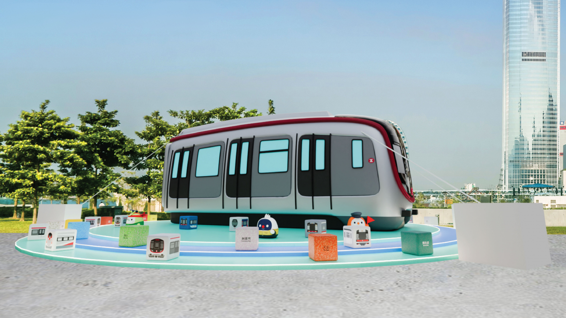 8米高充氣列車