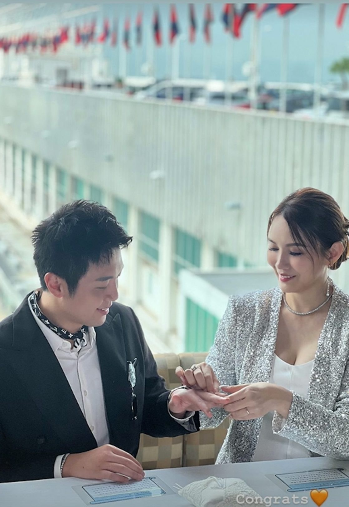 葉泓聲 陳樂榣 結婚