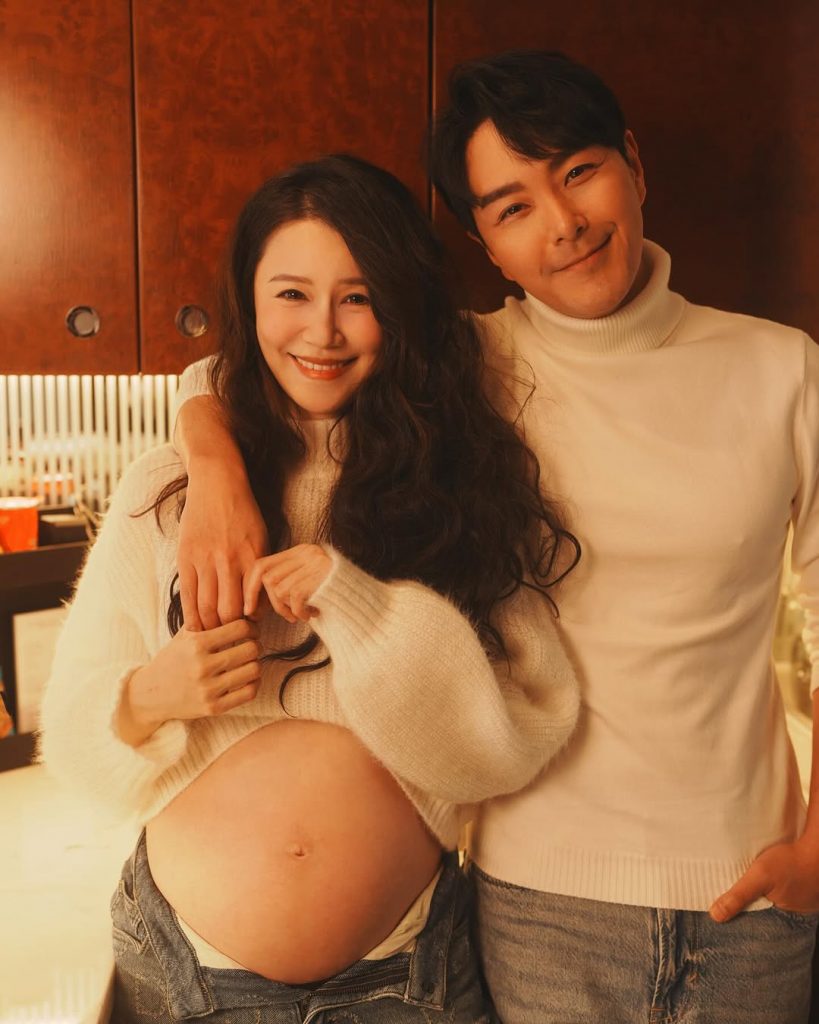 黃翠如 蕭正楠 懷孕 產前 孕照 胎教