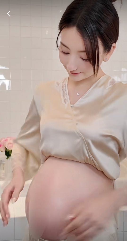 方媛 懷孕 預防妊娠紋 按摩