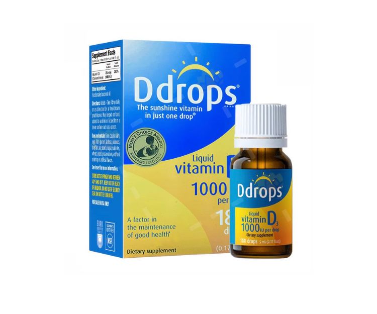 Ddrops 成人/孕婦 維他命D3 滴劑 1000IU 180滴裝（HK$109.9）