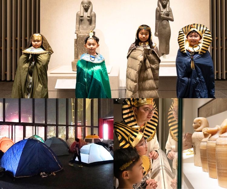 親子好去處｜香港故宮文化博物館「古埃及主題博物館歷奇親子夜」親子夜宿了解古埃及文明、啟蒙歷史興趣學習考古知識