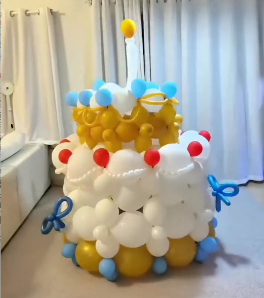 單文柔 陳展鵬 小豬比 生日驚喜