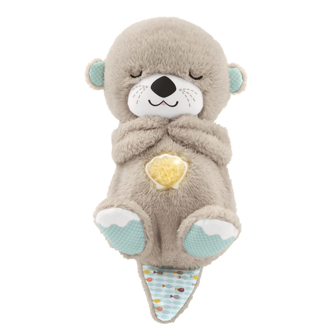 Fisher Price 睡眠水獺安撫玩偶（搖動肚肚夜燈音樂）（HK$277）