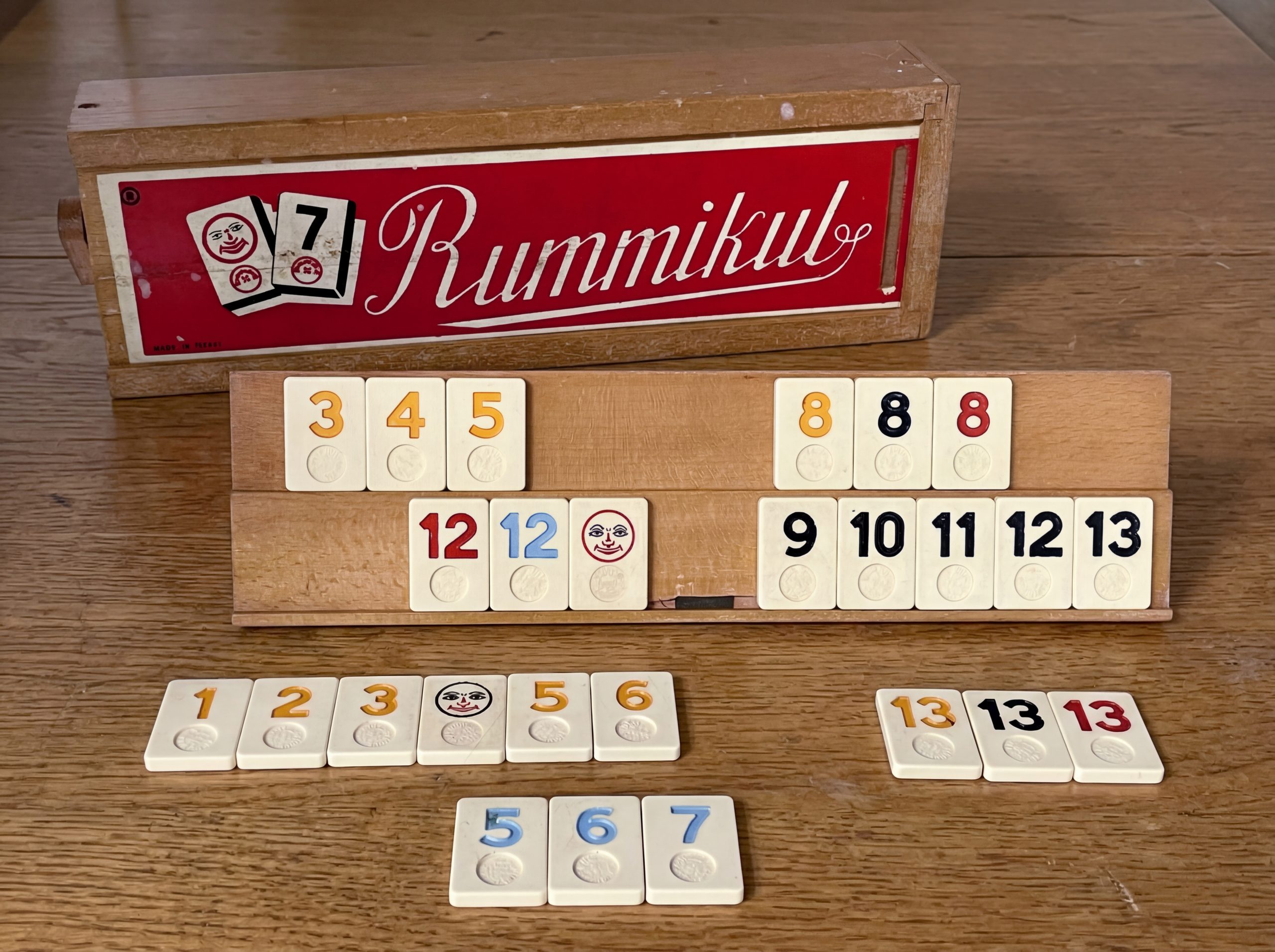 Rummikub 75週年環球印記珍藏展 - 第一代Rummikub原版數字牌