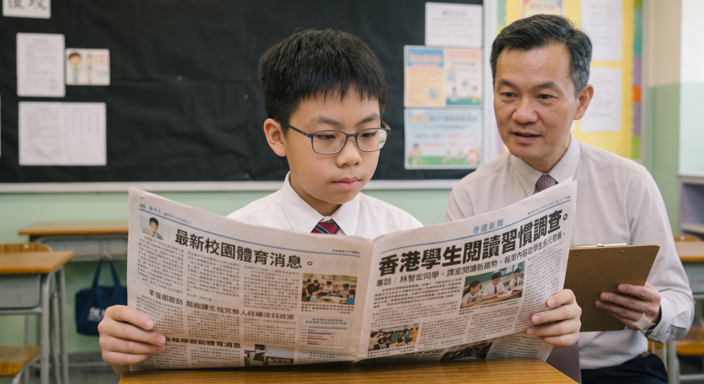 學生需要有時事觸覺（圖片來源：AI生成圖片，示意圖）