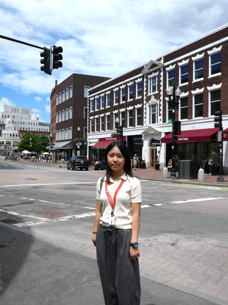 李心兒同學遠赴美國哈佛大學修讀暑期課程。 (圖片來源：學校提供）