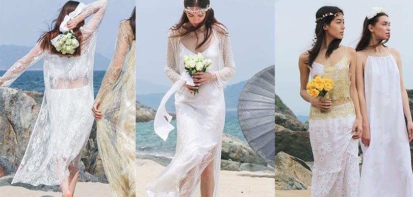 專為Beach Wedding 而設的婚紗系列