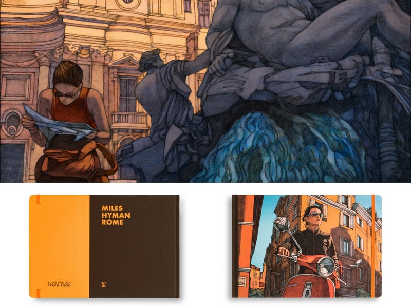 LV出Travel Book！跟著手繪插畫度蜜月