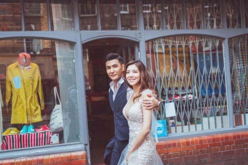 陳展鵬單文柔結婚喇！曬文藝風歐洲婚攝