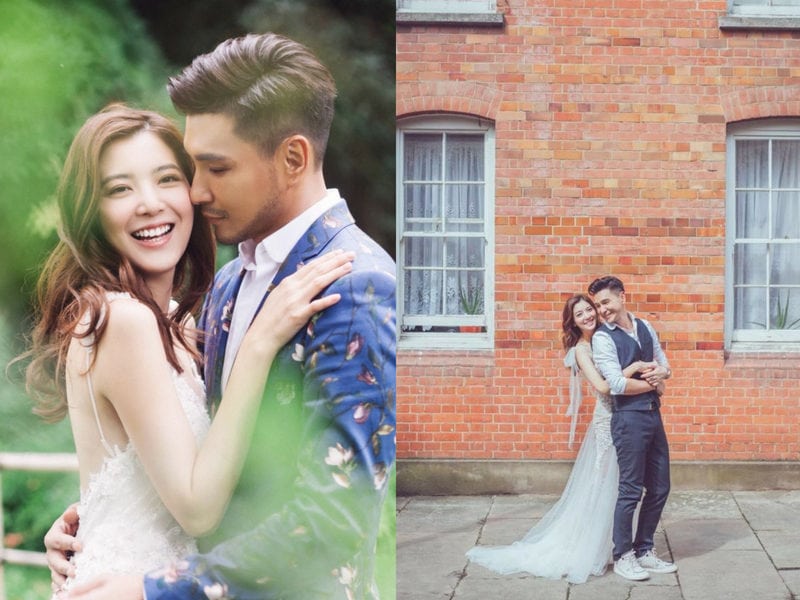 陳展鵬單文柔結婚喇！曬文藝風歐洲婚攝