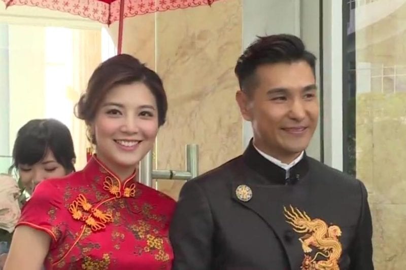 陳展鵬單文柔結婚-單文柔穿旗袍出門原因