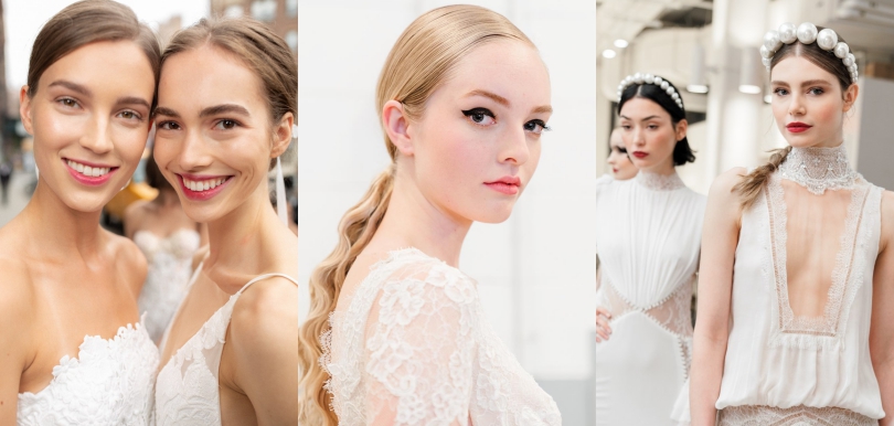 #2019年新娘彩妝攻略：Bridal Fashion Week天橋都被甜美玫瑰色攻陷！