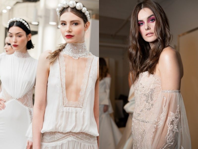 2019年新娘彩妝甜美玫瑰色bridal-fashion-week