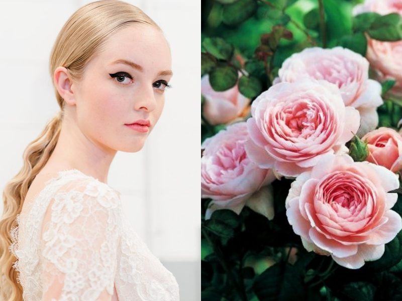 2019年新娘彩妝甜美玫瑰色bridal-fashion-week
