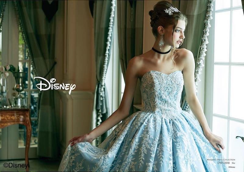 kuraudia-x-disney-阿拉丁茉莉公主婚紗小魚仙灰姑娘愛麗絲