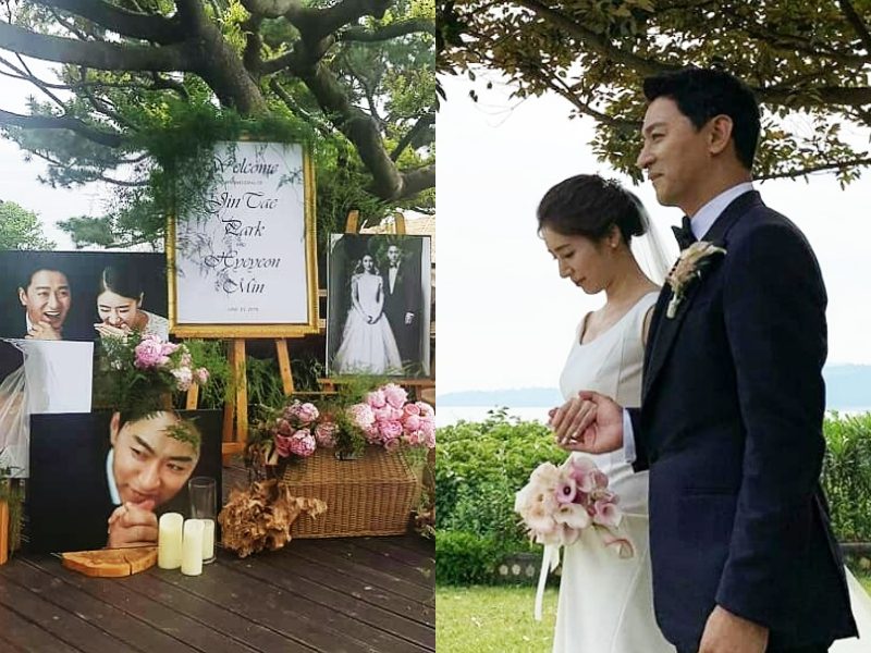 朱鎮模結婚娶醫界金泰希閔惠妍韓國辦婚禮