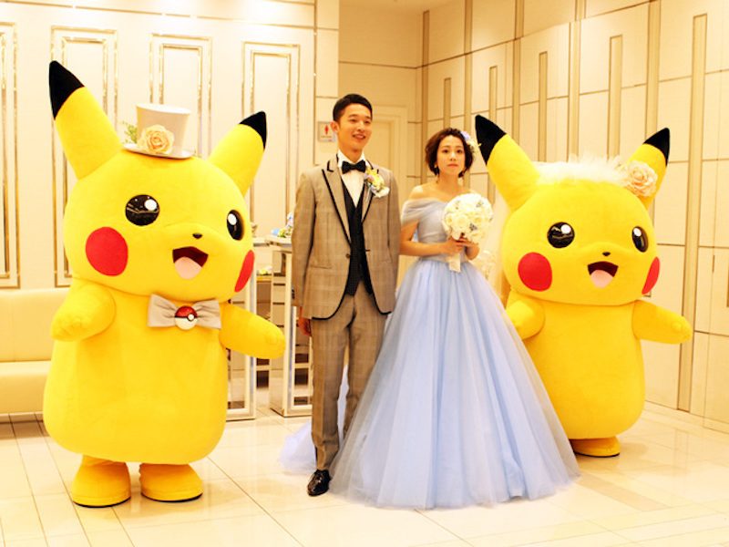 比卡超做伴郎伴郎！日本限定Pokemon婚禮，連結婚証書食物蛋糕都有比卡超～