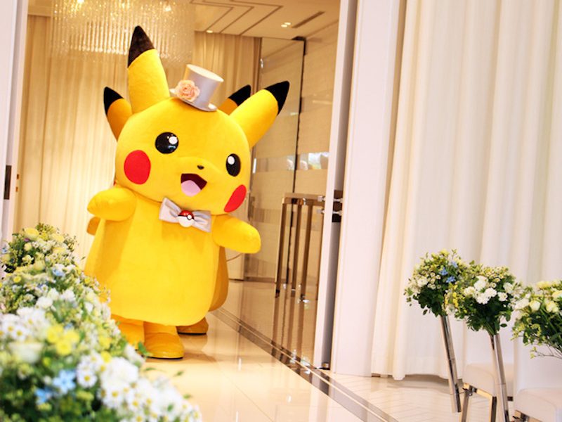 比卡超做伴郎伴郎！日本限定Pokemon婚禮，連結婚証書食物蛋糕都有比卡超～