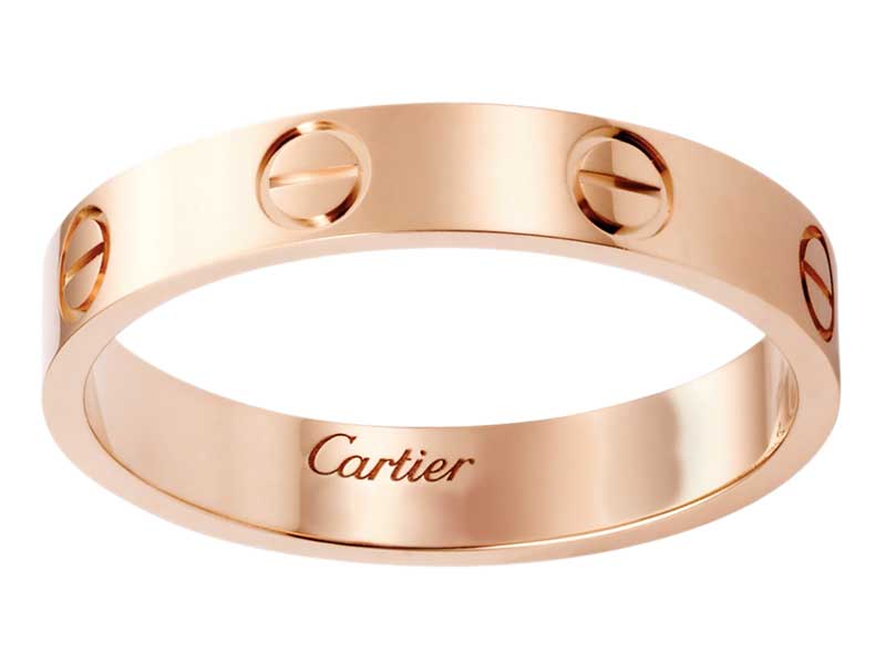 Cartier是不少人的婚戒之選，特別是經典的Trinity 及 Love 系列