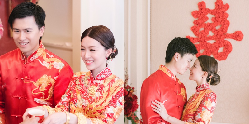 文詠珊Janice Man中式裙褂裝出嫁