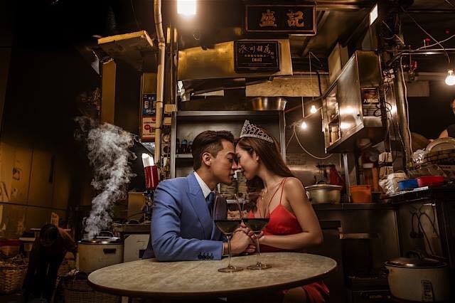 宋熙年與陳智燊當pre-wedding婚照