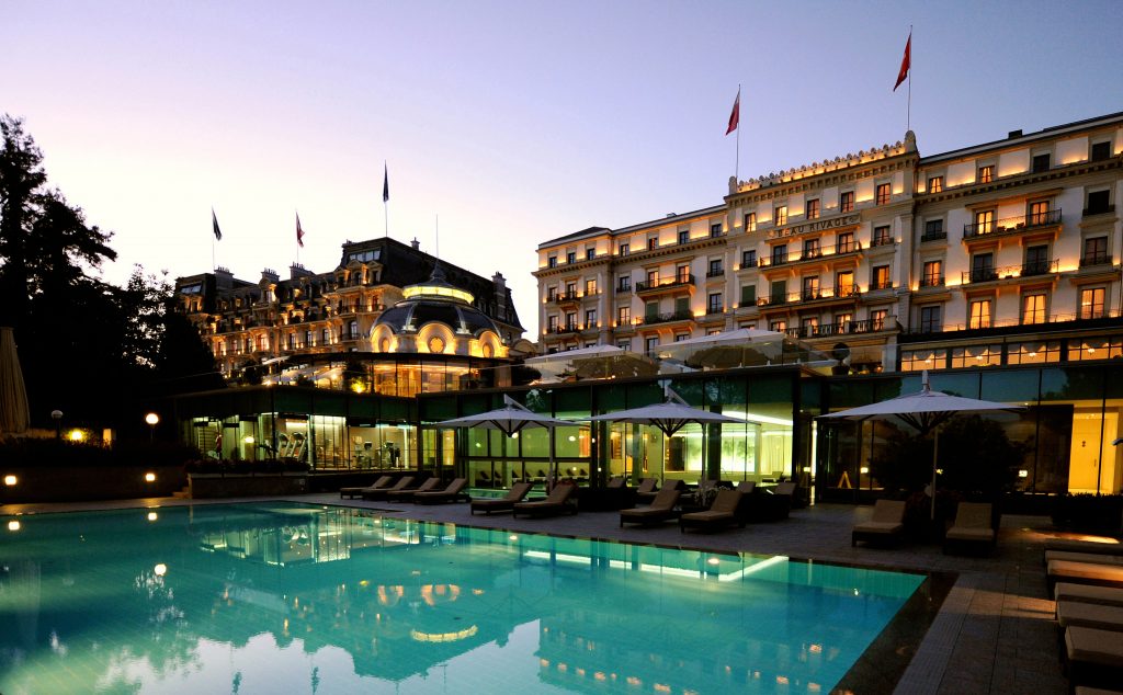 位於瑞士洛桑的Beau-Rivage Palace擁有奢華與優雅的氣派