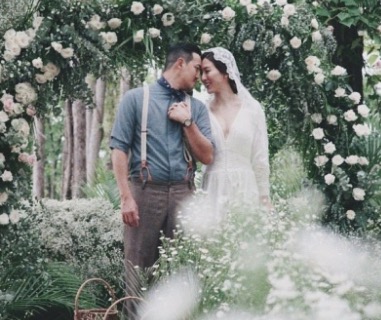 輕婚禮婚紗以小清新風格為主