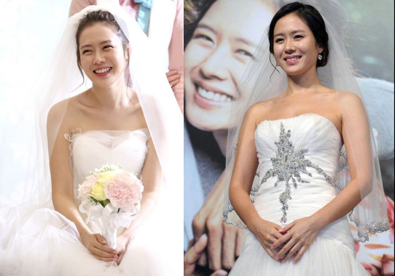 孫藝珍在多套韓劇都有穿婚紗