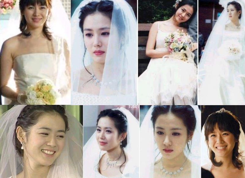 孫藝珍經典婚紗造型