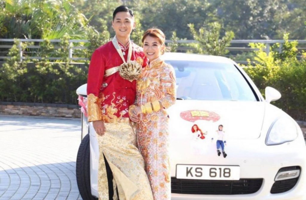 鄭俊弘與何雁詩結婚