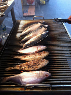 價廉物美的烤魚店"大眾食堂"대중식당