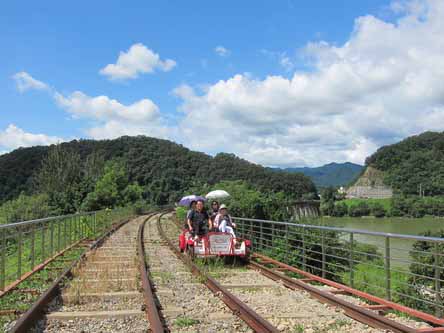 踏鐵路自行車賞自然風光