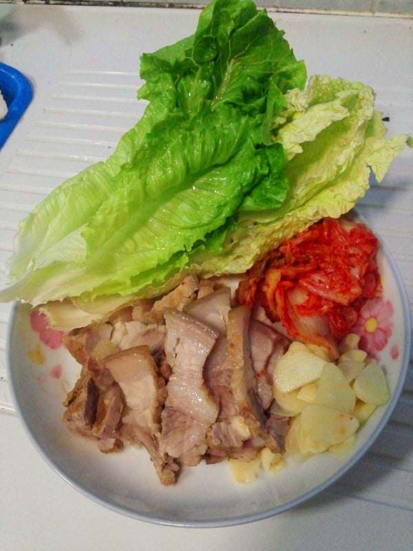 【車厘廚房】生菜包肉 보쌈