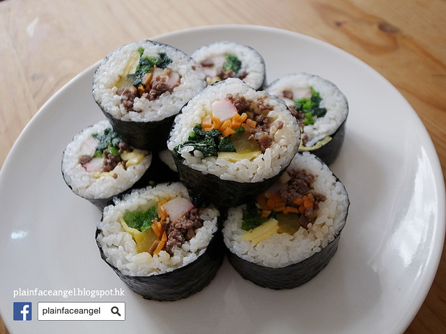 自己做 ‧ 韓式紫菜飯卷 (김밥 Gimbap)