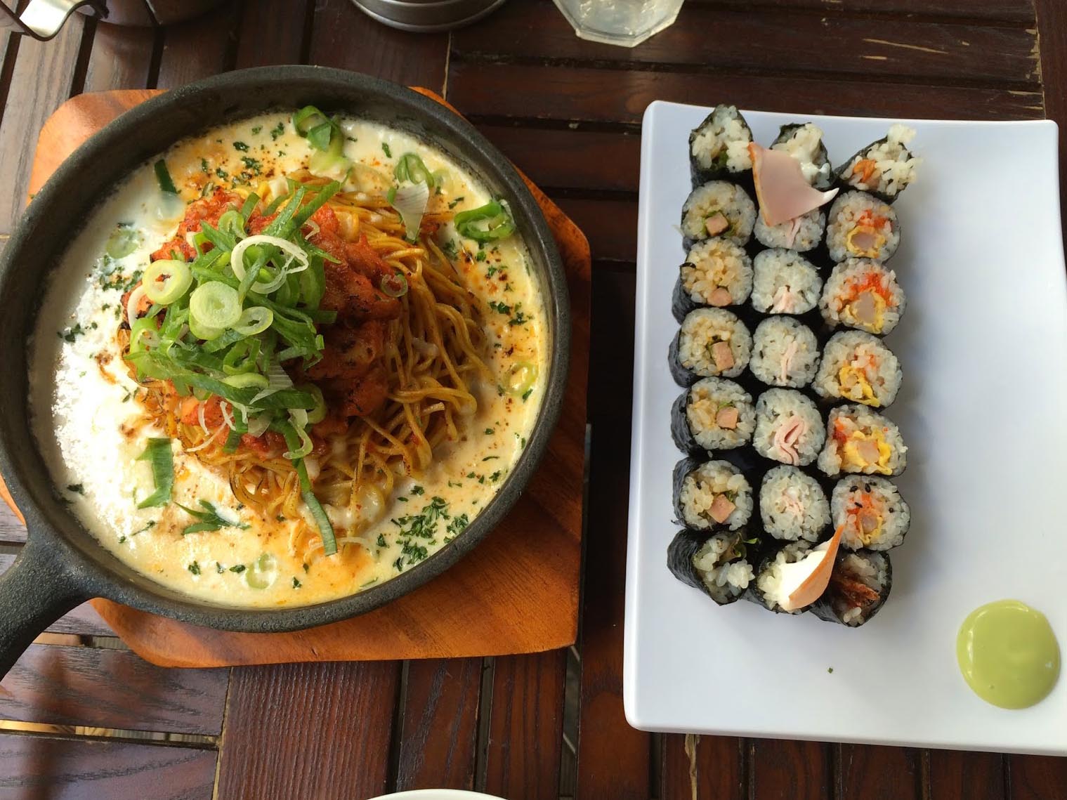 超越School food的精緻fushion 韓輕食：弘大kimpira小藍屋