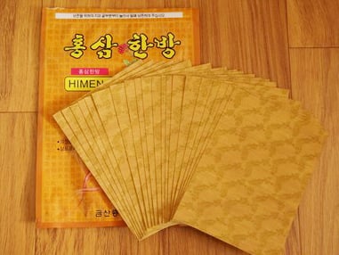 韓國製健康紅蔘韓方貼