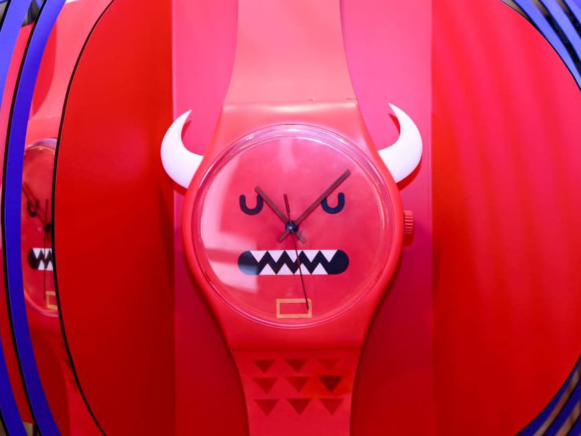 韓國設計品牌STICKY MONSTER LAB X SWATCH 趣怪聯乘