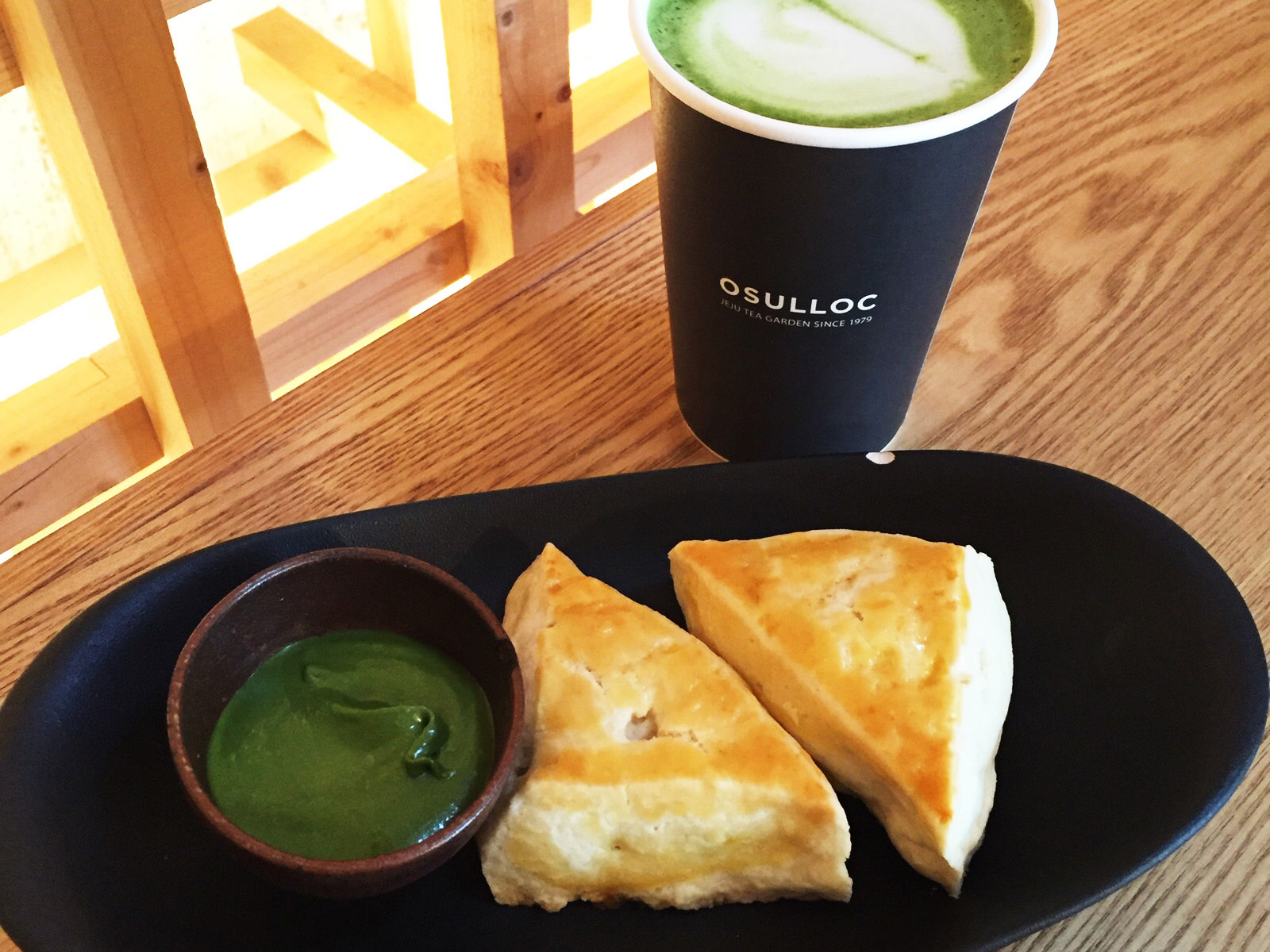 綠茶天堂O‘SULLOC的SCONE + 綠茶Cream 可能係最正的下午茶!
