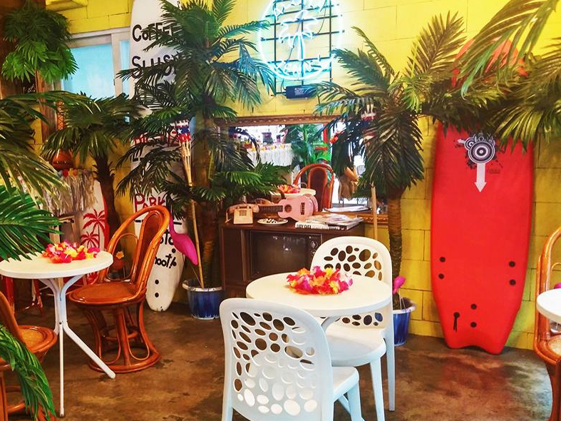 弘大延南洞 夏威夷主題咖啡店 ALOHA JENNY 알로하제니