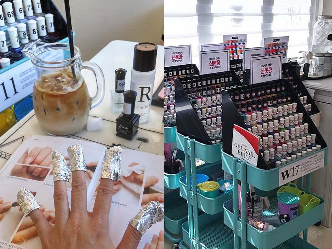 創意弘大自助美甲 NAIL CAFÉ —— CAFE DE WITHSHYAN