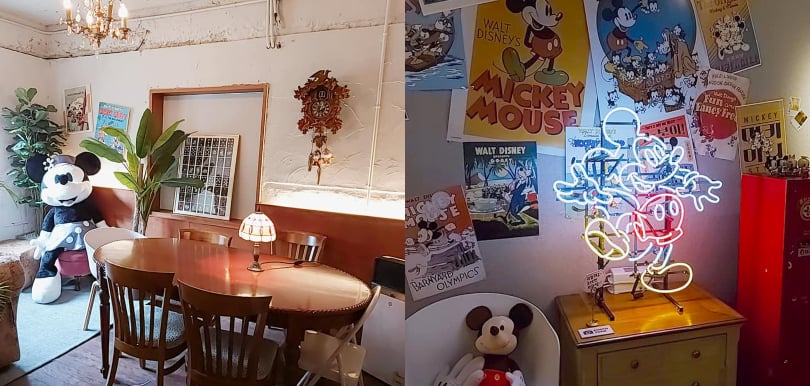 【弘大】Mickey 期間限定復古概念屋