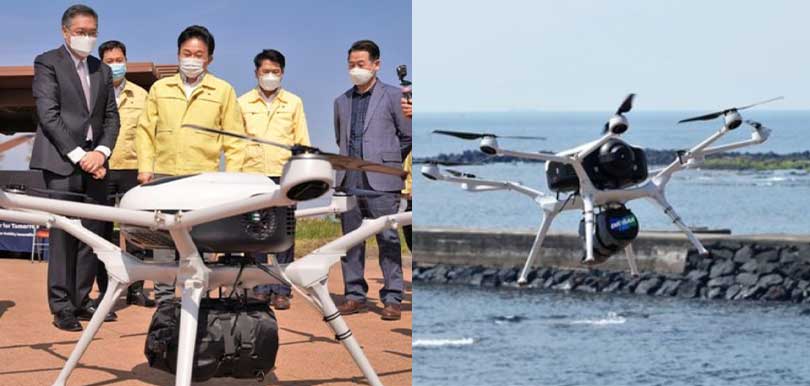 創意體貼:韓國濟州島用無人機送口罩到外島居民