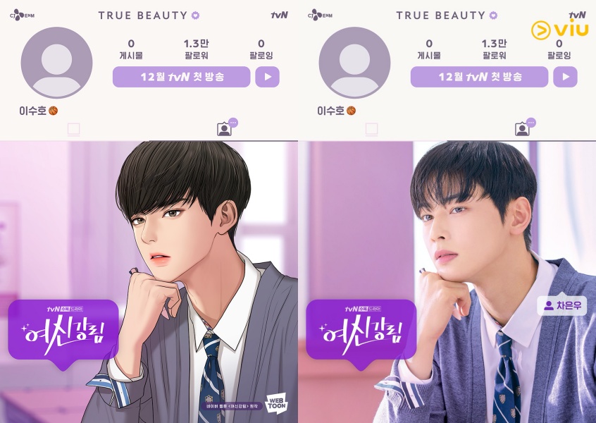 Обложки дорам. Cha Eun Woo true Beauty.